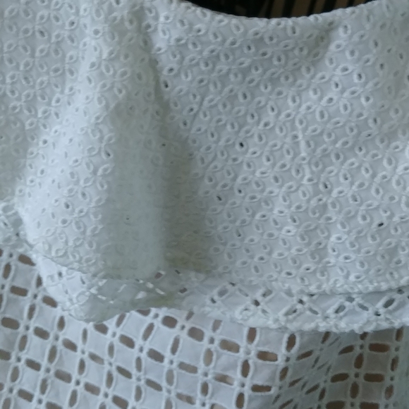 NWT,🌟HOST PICK🌟 , J.CREW, ONE SHOULDER EYELET TOP, SIZE 10 - Picture 5 of 14